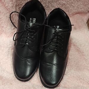 Deer Stags Black Men's Oxfords